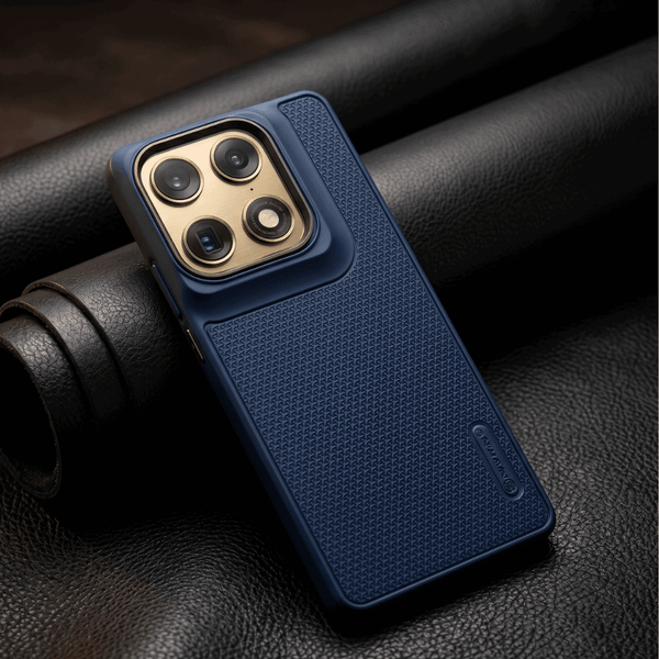 Blue DRAVIK Texture Silicone Case for Motorola Signature