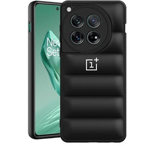 Black Puffon silicone case for Oneplus 12