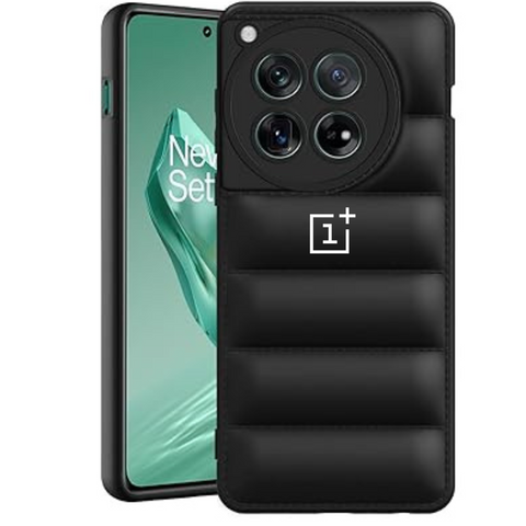 Black Puffon silicone case for Oneplus 12R