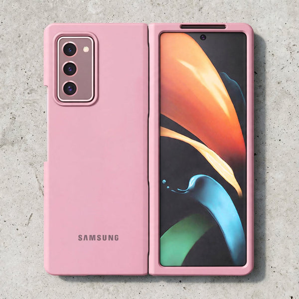 Pink Original Silicone case for Samsung Z Fold 2 5G