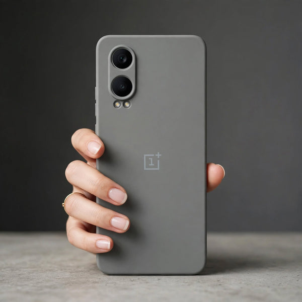 Light Grey Camera Original Silicone case for Oneplus Nord CE 4 Lite 5g