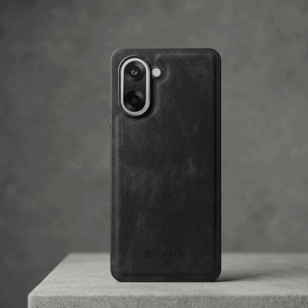 Black Standard Leather Case for Oneplus Nord Ce 5