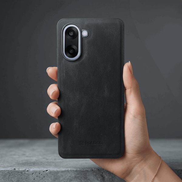 Black Standard Leather Case for Oneplus Nord Ce 5