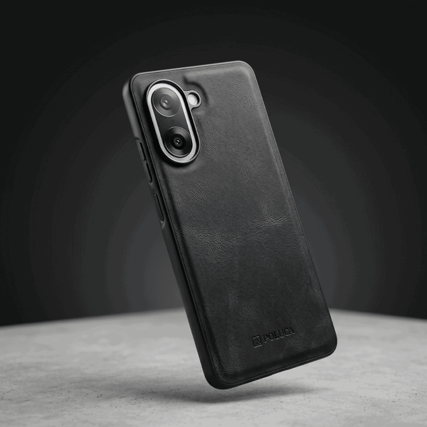 Black Standard Leather Case for Oneplus Nord Ce 5