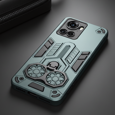 Green Cycle Armor Silicone Case for Oneplus 10R