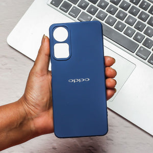 Dark Blue Spazy Silicone Case for Oppo A58 5g