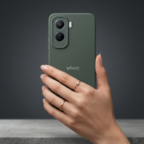 Grey Camera Original Silicone case for Vivo T5 Pro