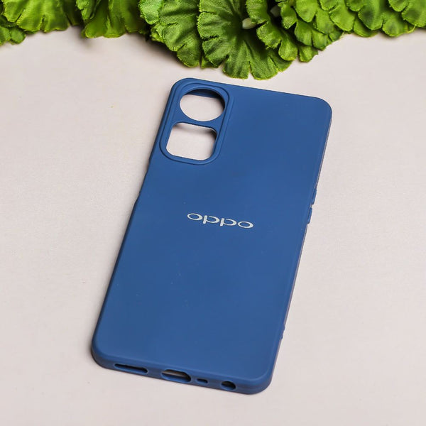 Dark Blue Spazy Silicone Case for Oppo A58 5g