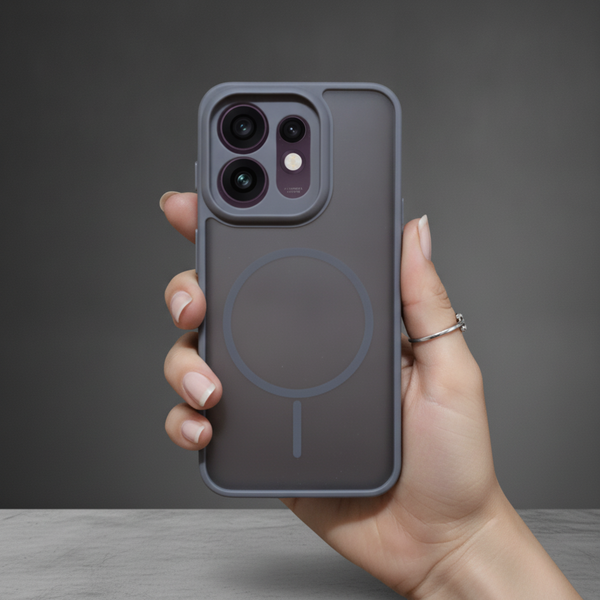 KYRON Grey Matte Camera Protection Case for Oppo Reno 16