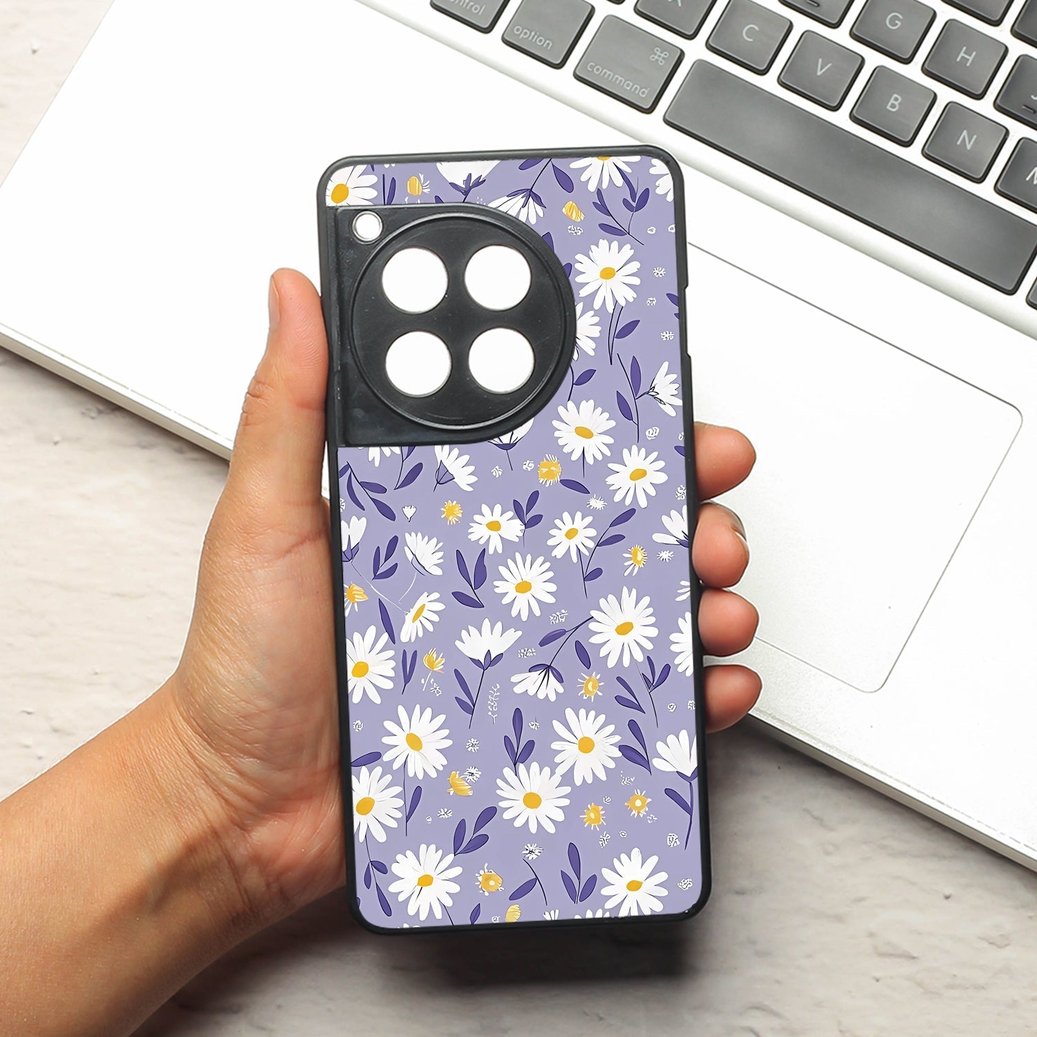 Lavender Daisies metal back case for Oneplus 11R