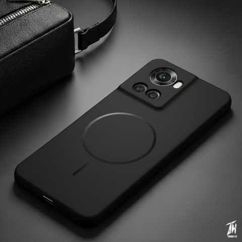 CAVEN Black Silicone case for Oneplus 10R