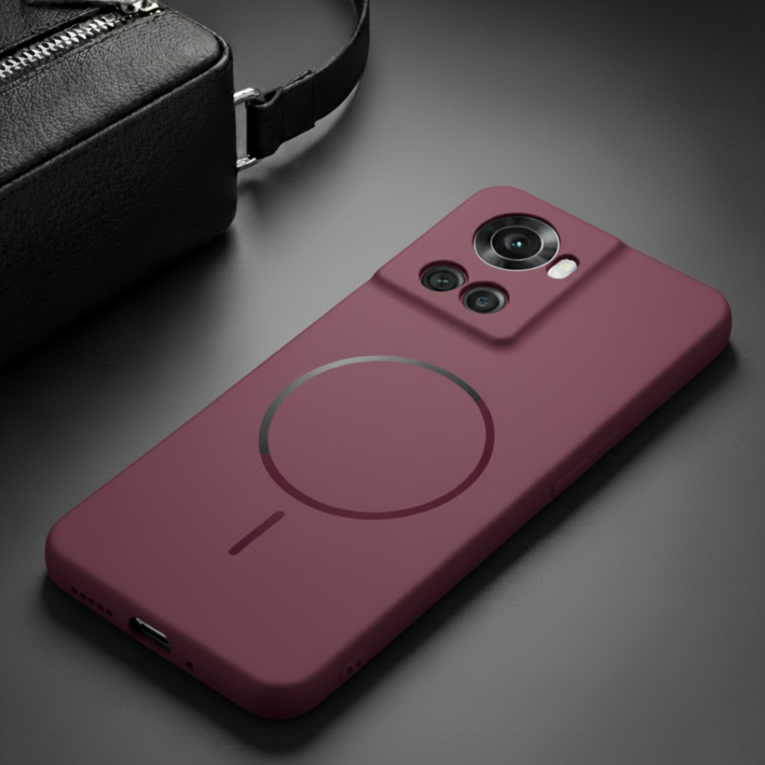 CAVEN Dark Pink Silicone case for Oneplus 10R
