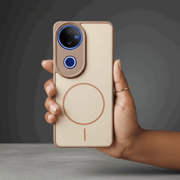 GripMate Brown Silicone case for Vivo V50