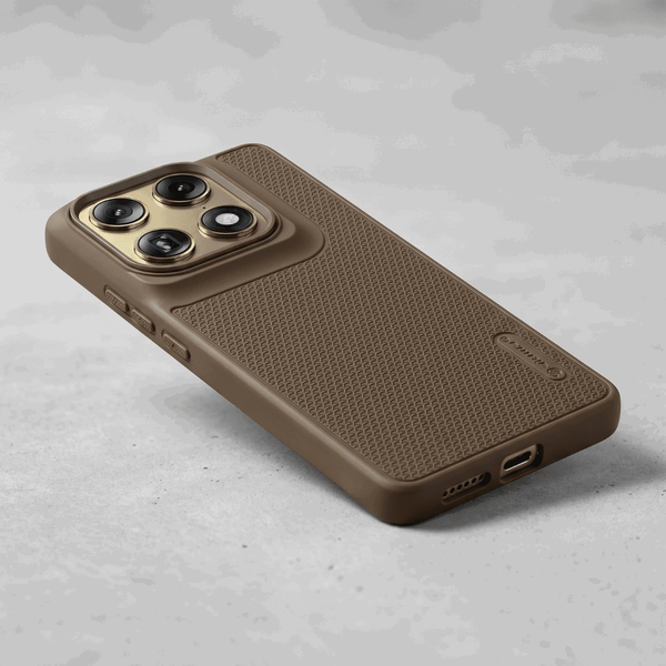 Brown DRAVIK Texture Silicone Case for Motorola Signature