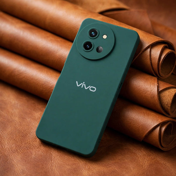 Dark Green Camera Original Silicone case for Vivo T3X