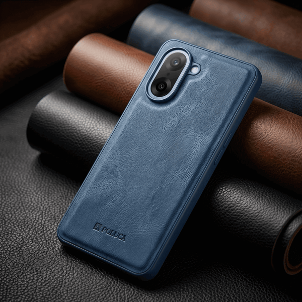 Dark Blue Standard Leather Case for Oneplus Nord Ce 5