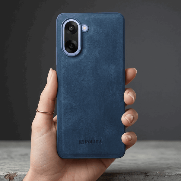 Dark Blue Standard Leather Case for Oneplus Nord Ce 5