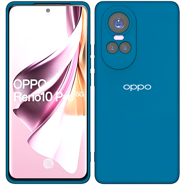 Cosmic Blue Camera Original Silicone case for Oppo Reno 10 Pro