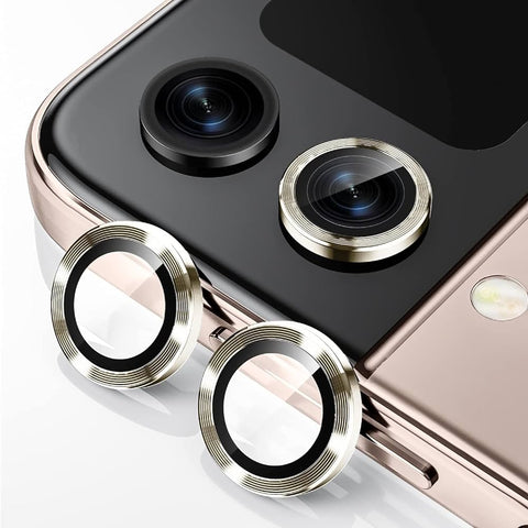 Gold Metallic camera ring lens guard for Samsung Galaxy Z Flip 5