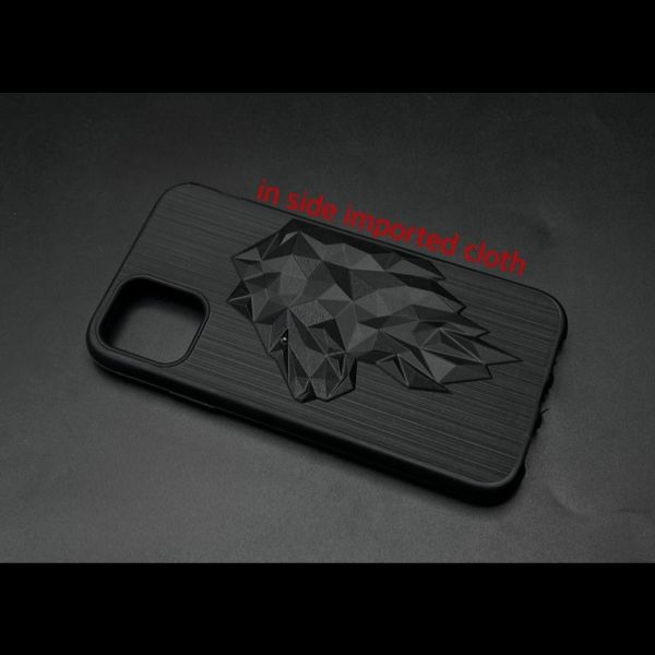LION Engraved Silicone Case for Apple iphone 11