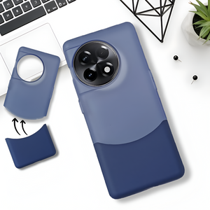 Dark Blue Detach Matte Case For Oneplus 11R