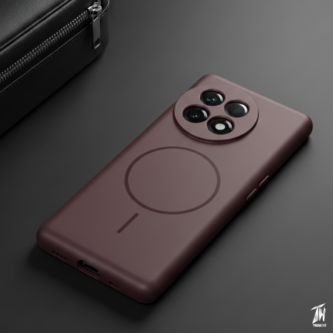 CAVEN Dark Brown Silicone case for Oneplus 11R