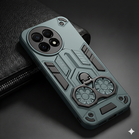 Green Cycle Armor Silicone Case for Oneplus 11R