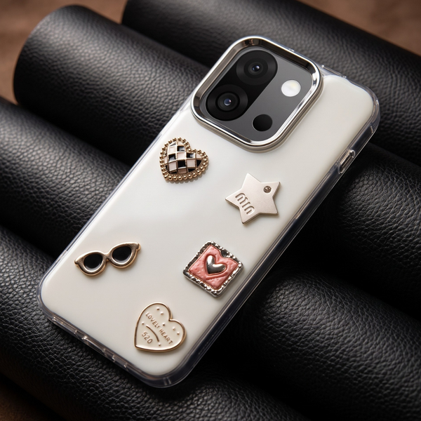 Lovely Heart (520) Silicone Hard Case for Oneplus 15
