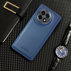 Prime Leather Dark Blue Leather Case for Oneplus 13R