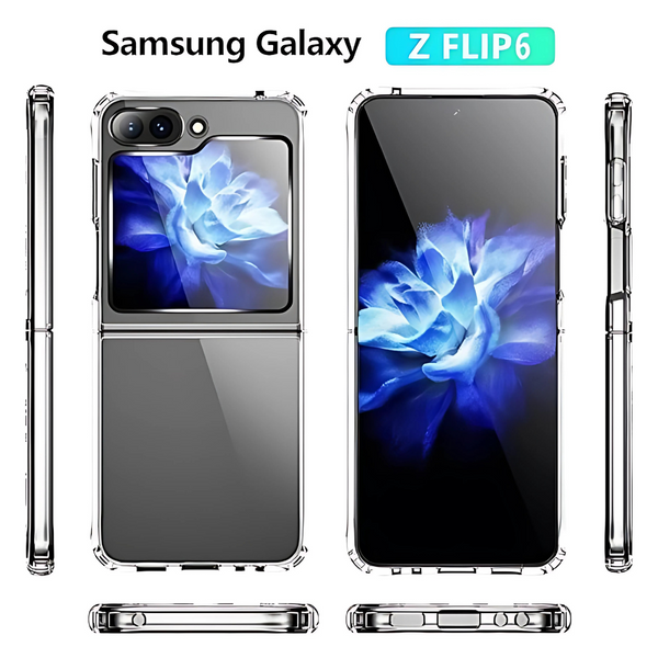 Transparent TPU Silicone case for Samsung Galaxy Z FLIP 6