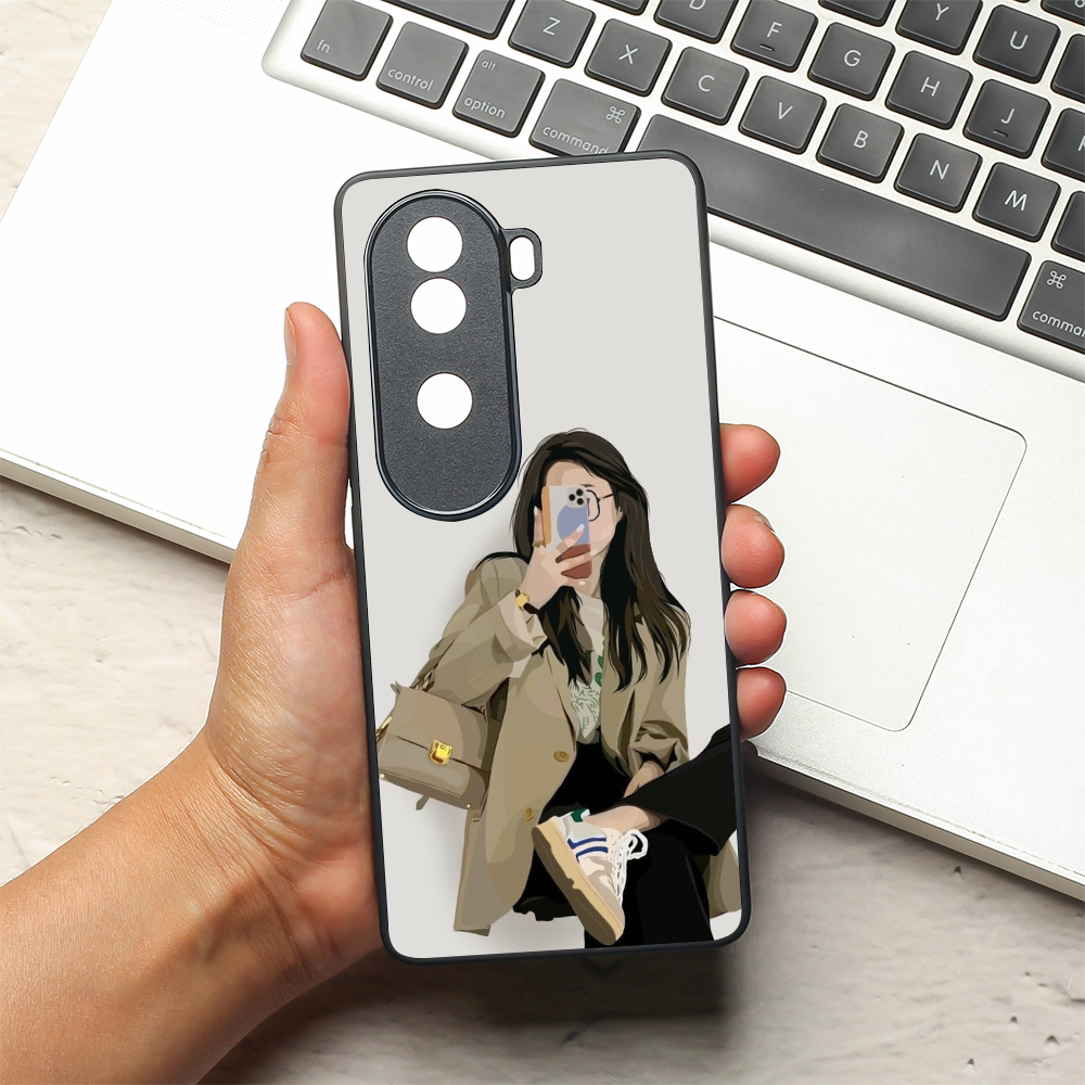 Chic Snap metal back case for Vivo V40e