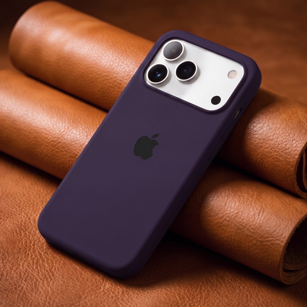 Deep Purple Original Silicone case for Apple iphone 18 Pro