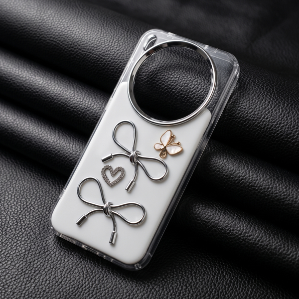 Ribbon Butterfly Silicone Hard Case for Vivo X300