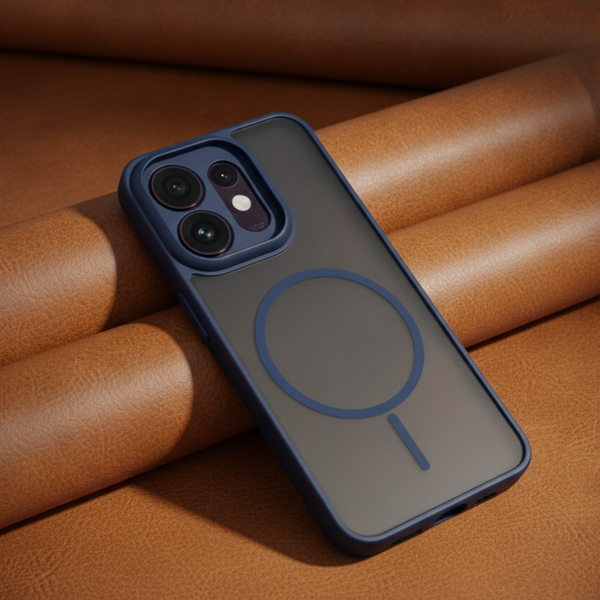 KYRON Dark Blue  Matte Camera Protection Case for Oppo Reno 16