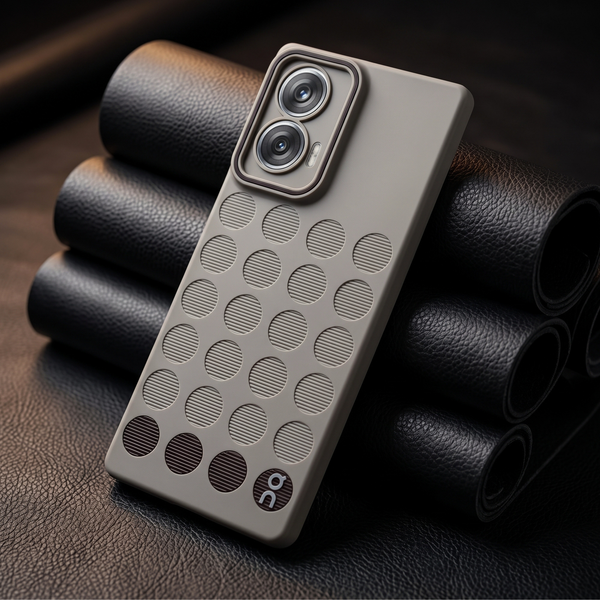 Stack Grey Silicone Case for Motorola Edge 50 Fusion