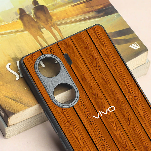 WoodCraft Touch metal back case for Vivo V29e