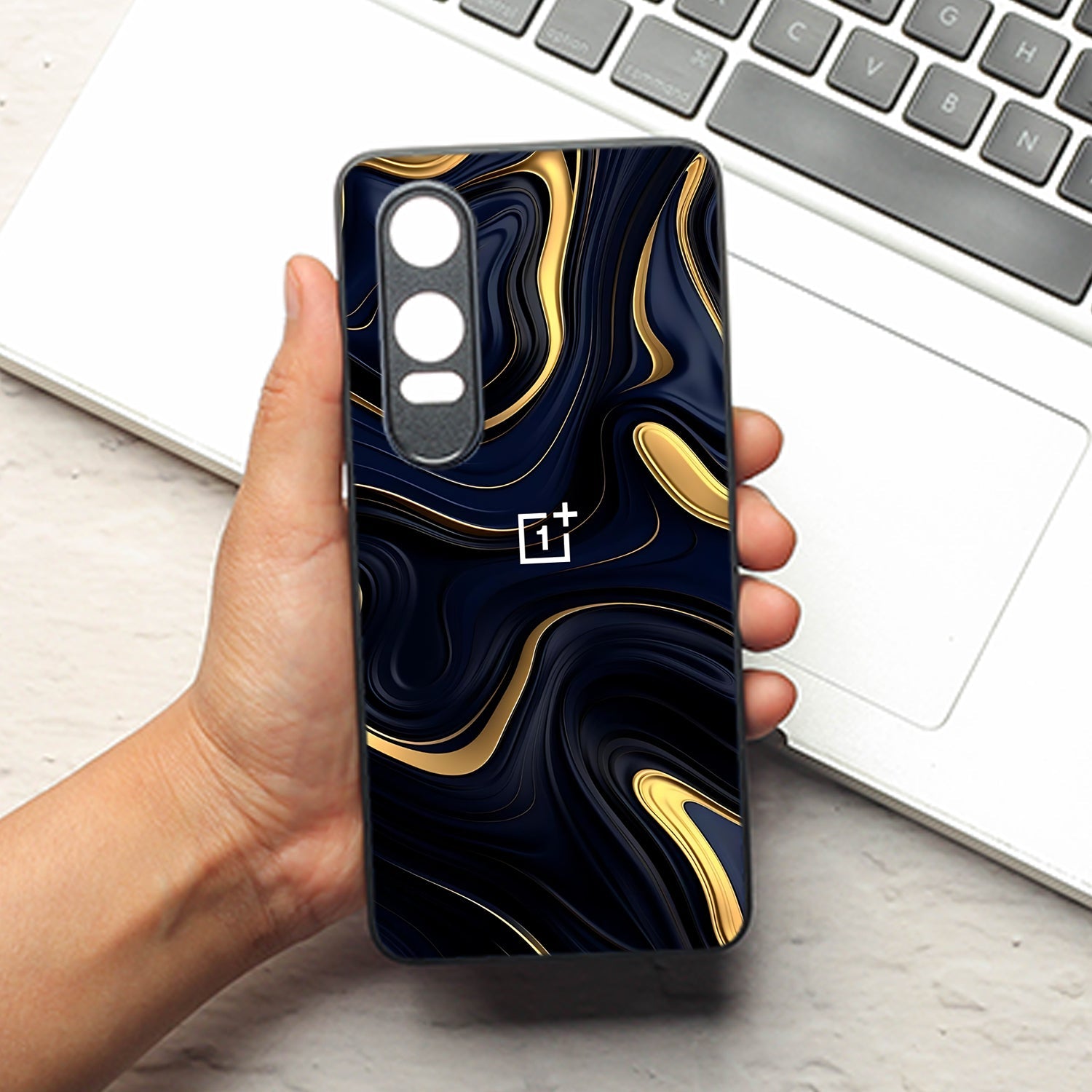 Noir Gold metal back case for Oneplus Nord CE 4 Lite