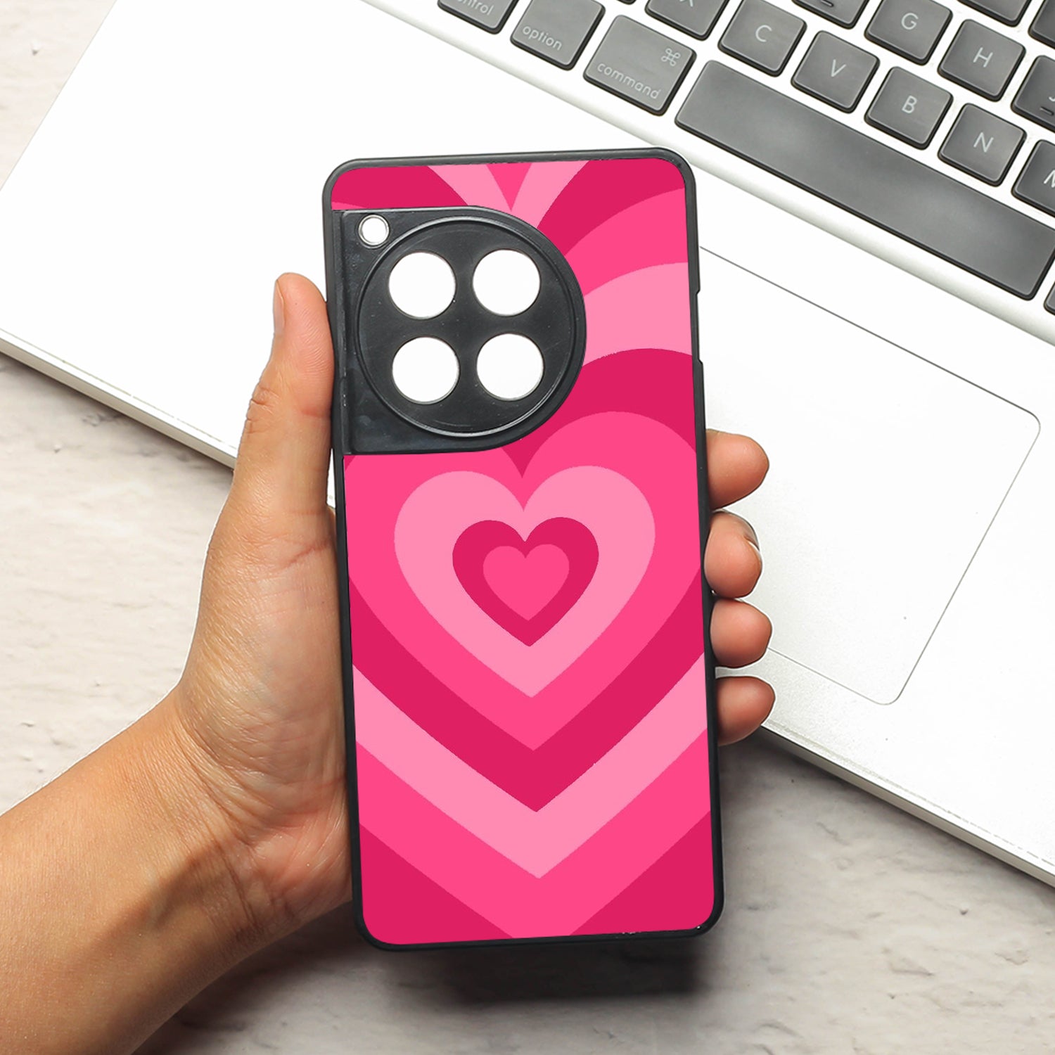 Retro Love metal back case for Oneplus 12R