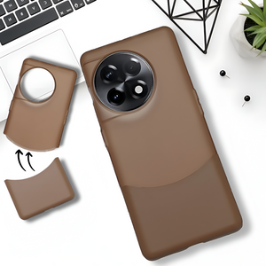 Brown Detach Matte Case For Oneplus 11