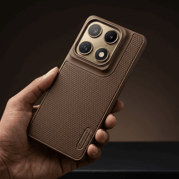 Brown DRAVIK Texture Silicone Case for Motorola Signature