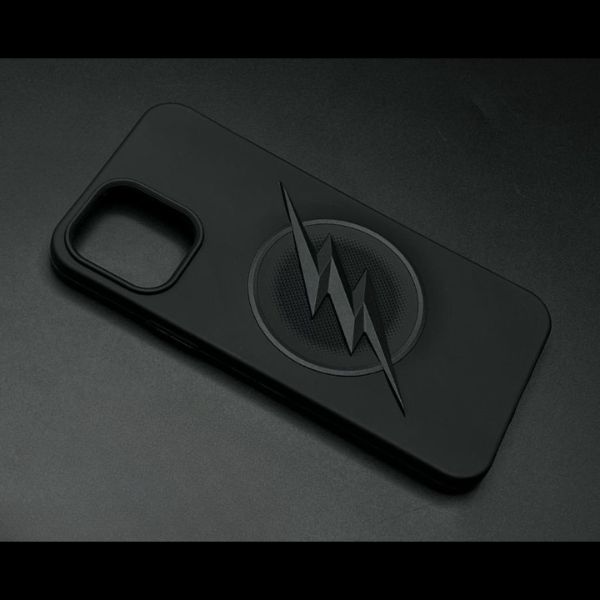 F-Superhero Engraved silicon Case for Apple Iphone 12