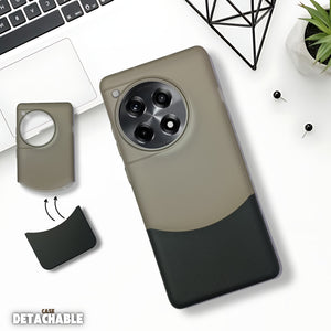 Black Detach Matte Case For Oneplus 12R