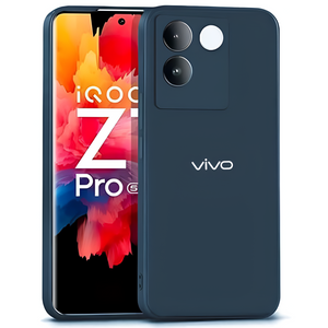 Dark Blue Camera Original Silicone case for Vivo T2 Pro