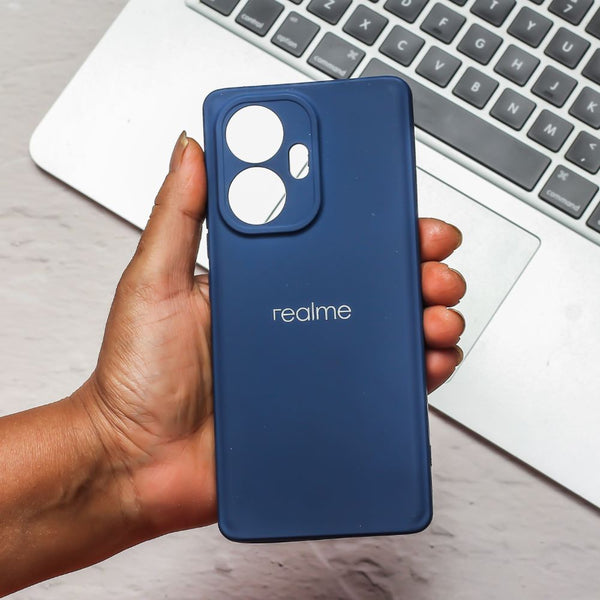 Dark Blue Spazy Silicone Case for Realme 10 Pro Plus