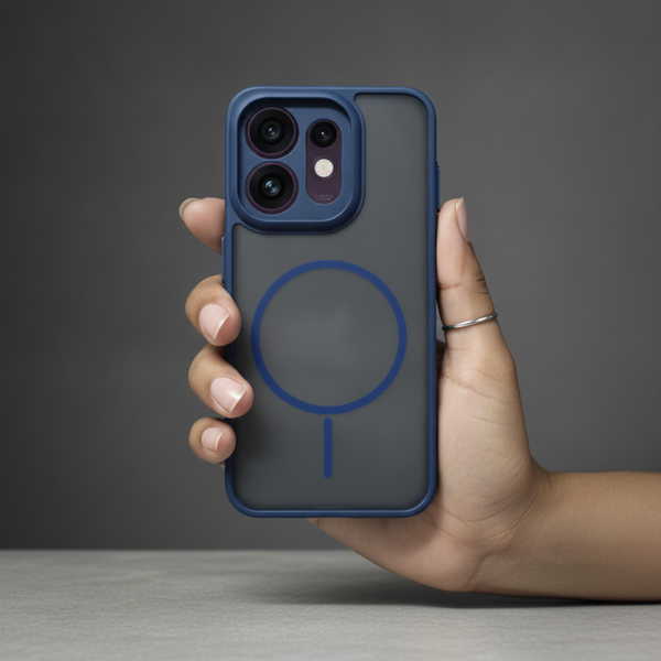 KYRON Dark Blue  Matte Camera Protection Case for Oppo Reno 16
