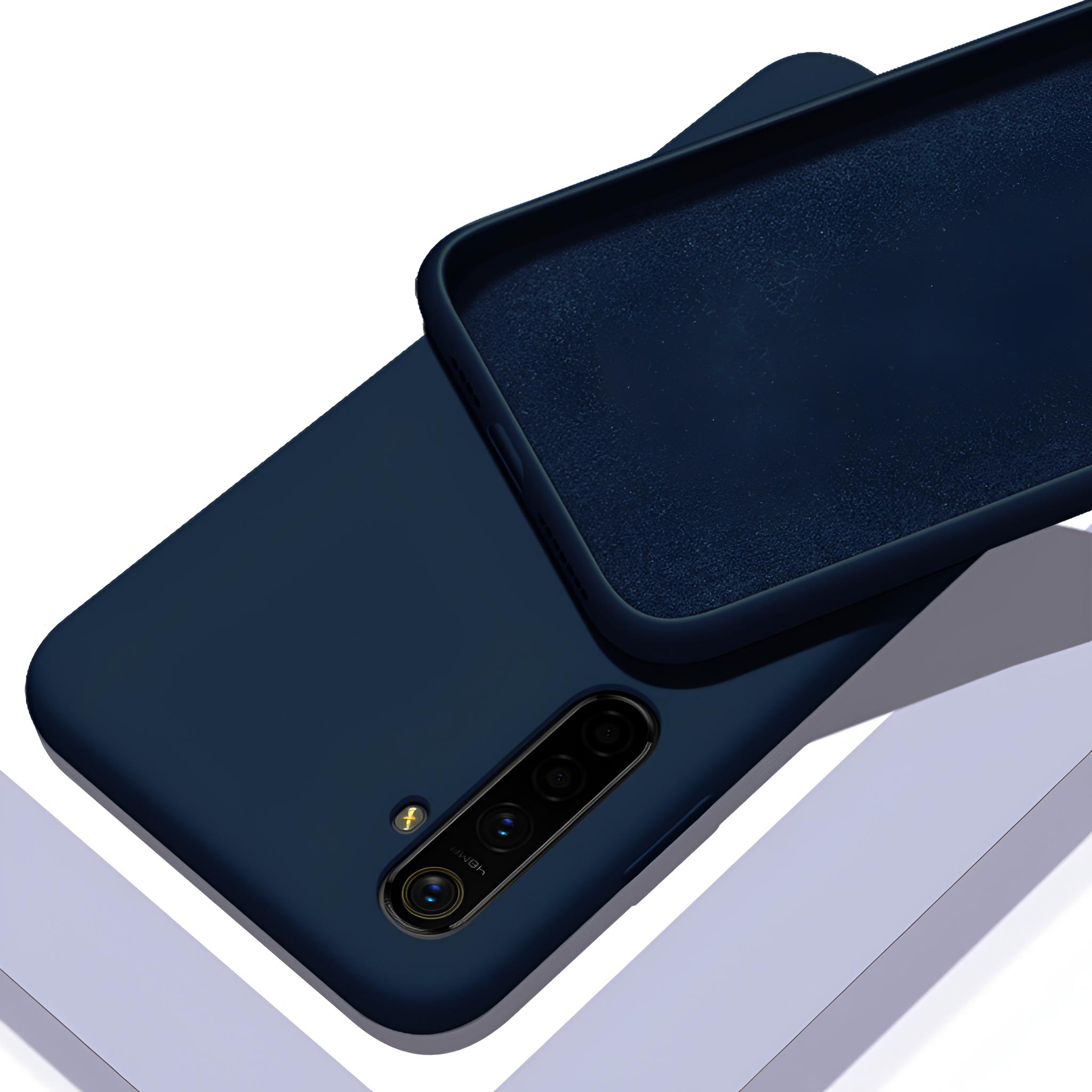 Dark Blue Original Silicone Case for Realme XT