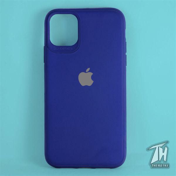 Dark Blue Bumper Silicone Case for Apple iphone 12 Pro