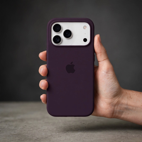 Deep Purple Original Silicone case for Apple iphone 18 Pro