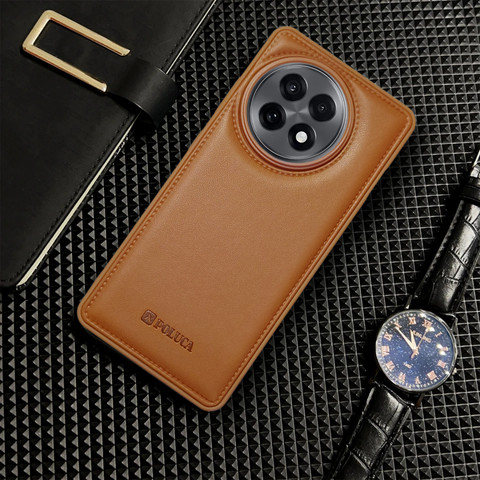 Prime Leather Brown Leather Case for Oneplus 13R