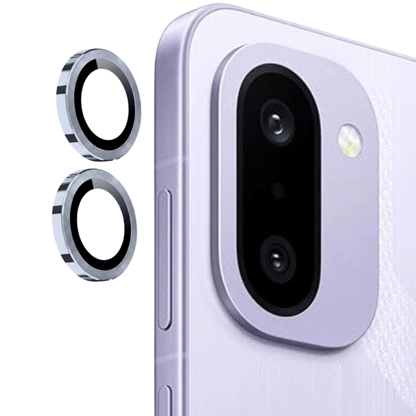 Silver Metallic camera ring lens guard for Oneplus 15r